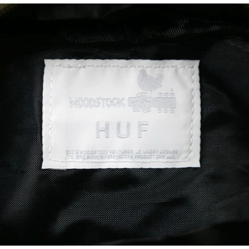 Woodstock x HUF Side Trip Bag - olive green
